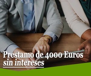 Prestamo de 4000 euros sin intereses